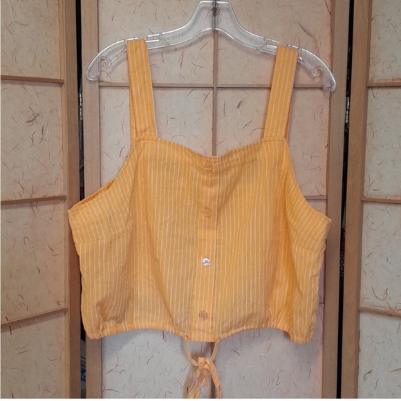 Women crop top soft orange size XXL - Picture 2 of 9